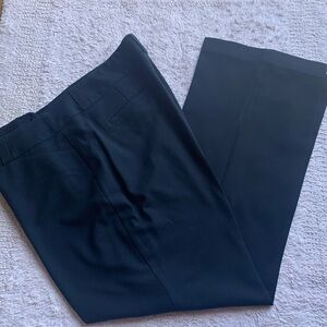 Alfani Navy wide leg pants double belt loops size 16